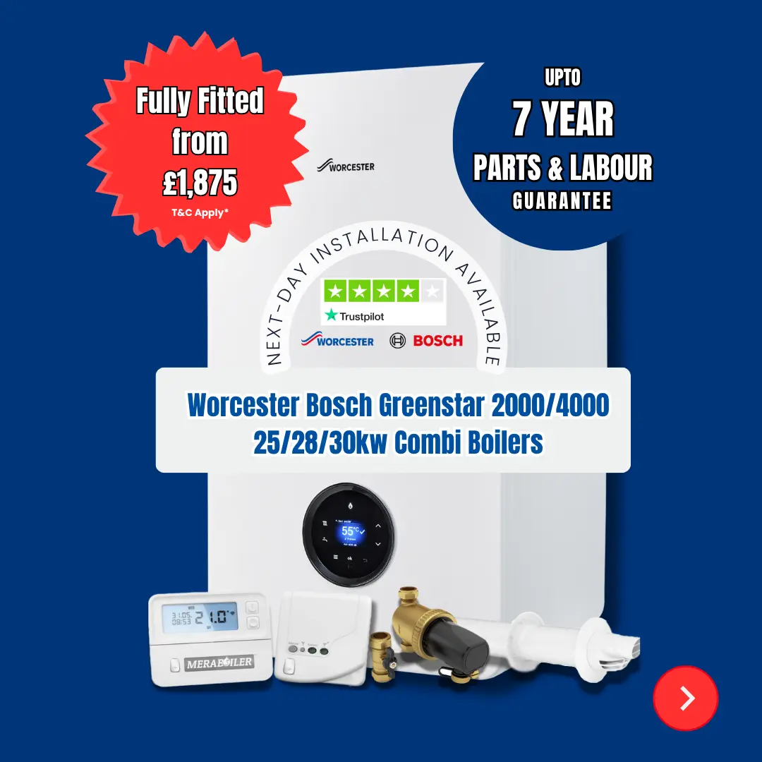 Worcester Bosch Greenstar combi boiler Christmas offer